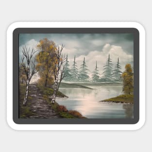 Lakeside Path Sticker